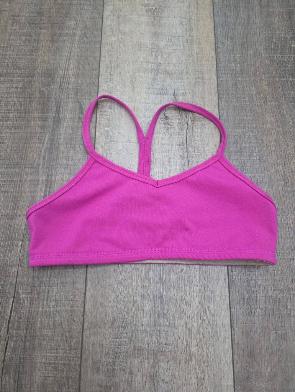 Ivivva - Size 12 - Bright Pink Strappy Sports Bra